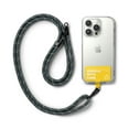thumbnail image 1 of Ringke Holder Link Tarpaulin Yellow [Strap + Phone Tether Tab] for Cell Phone Case, Adjustable Lanyard Strap with Anti-Tearing Technology Pads for Universal Smartphone - Charcoal & Gray, 1 of 9