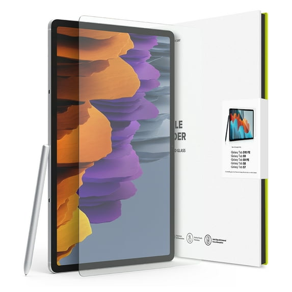 Ringke Invisible Defender Glass Designed for Galaxy Tab S9 / S9 FE / S8 / S7 Screen Protector
