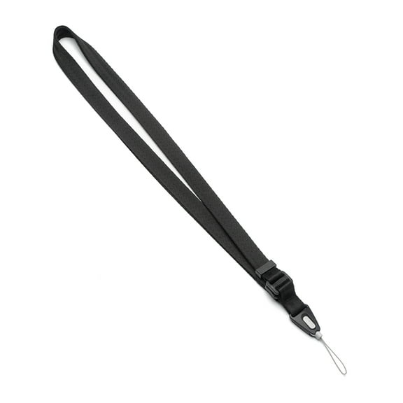 Ringke Lanyard Design Strap Adjustable Lanyard for Neck Hand Wrist for Cell Phone Cases, Cameras, Keys - Black