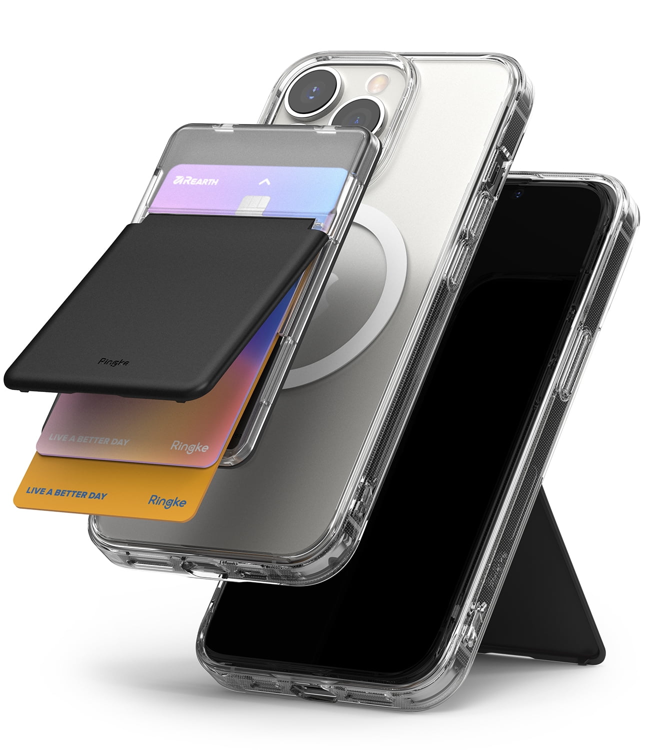 Ringke Stand Slot Card Holder [Phone Wallet + Stand] ID