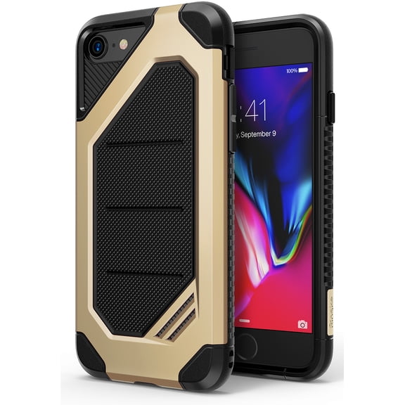 Ringke Max Case Compatible with iPhone 7, Advanced Dual Layer Heavy Duty Protection Cover - Royal Gold