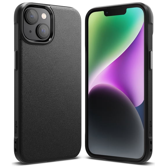 Ringke Onyx [Anti-Fingerprint Technology] Compatible with iPhone 14 Case 6.1 Inches, Shockproof Rugged Heavy Duty Non-Slip Flexible Smudge Proof Cover - Black