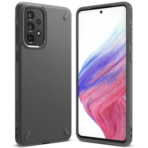 Ringke Onyx Case Compatible with Samsung Galaxy A73, Tough Rugged TPU Heavy Duty Protective Cover - Dark Gray