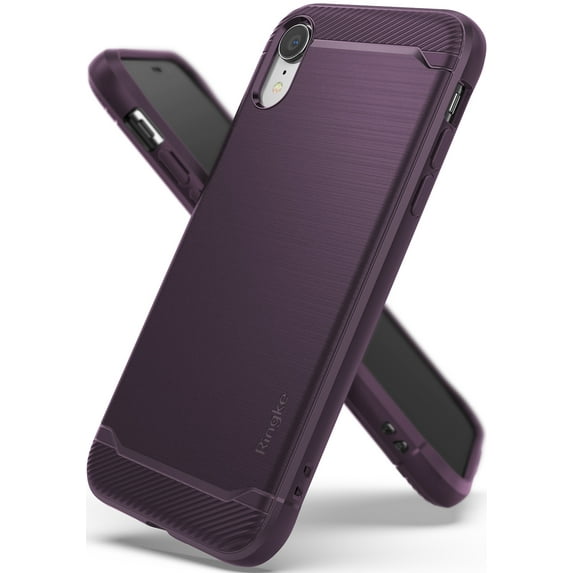 Ringke Onyx Case Compatible with iPhone XR, Tough Rugged TPU Heavy Duty Protective Cover - Lilac Purple