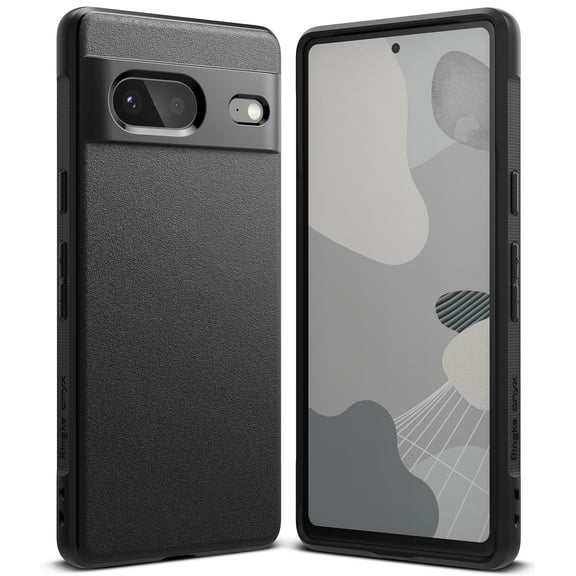 Ringke Onyx Compatible with Google Pixel 7 Case, Enhanced Grip Tough Flexible TPU Shockproof Rugged Bumper Cover for Pixel 7 (2022) - Black