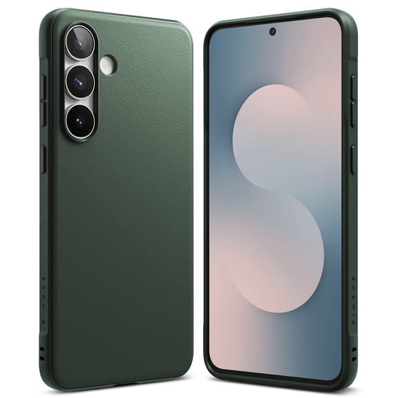 Ringke Onyx [Enhanced Grip] for Galaxy S25 FE Case, Slim Lightweight Anti-Slip Protective Cover - Dark Green