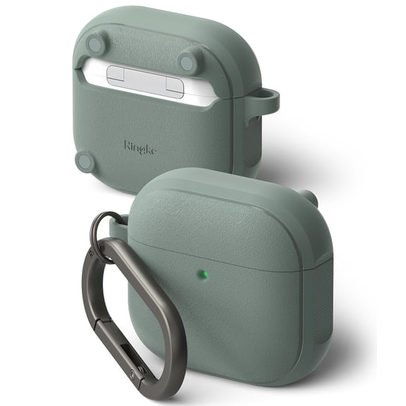 Ringke Onyx Magnetic for AirPods 4 Case, Firm Grip Non-Slip Shockproof Heavy Duty Durable Cover Compatible with Magsafe Charger for AirPods 4th Generation - Sage Green