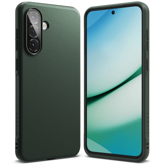 Ringke Onyx for Galaxy A36 5G / A56 5G Case, Anti-Fingerprint Heavy-Duty Durable Non-Slip Grip Cover - Dark Green