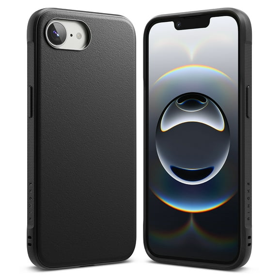 Ringke Onyx for iPhone 16e Case, Non-Slip Firm Grip Anti-Fingerprint Durable Phone Cover - Black
