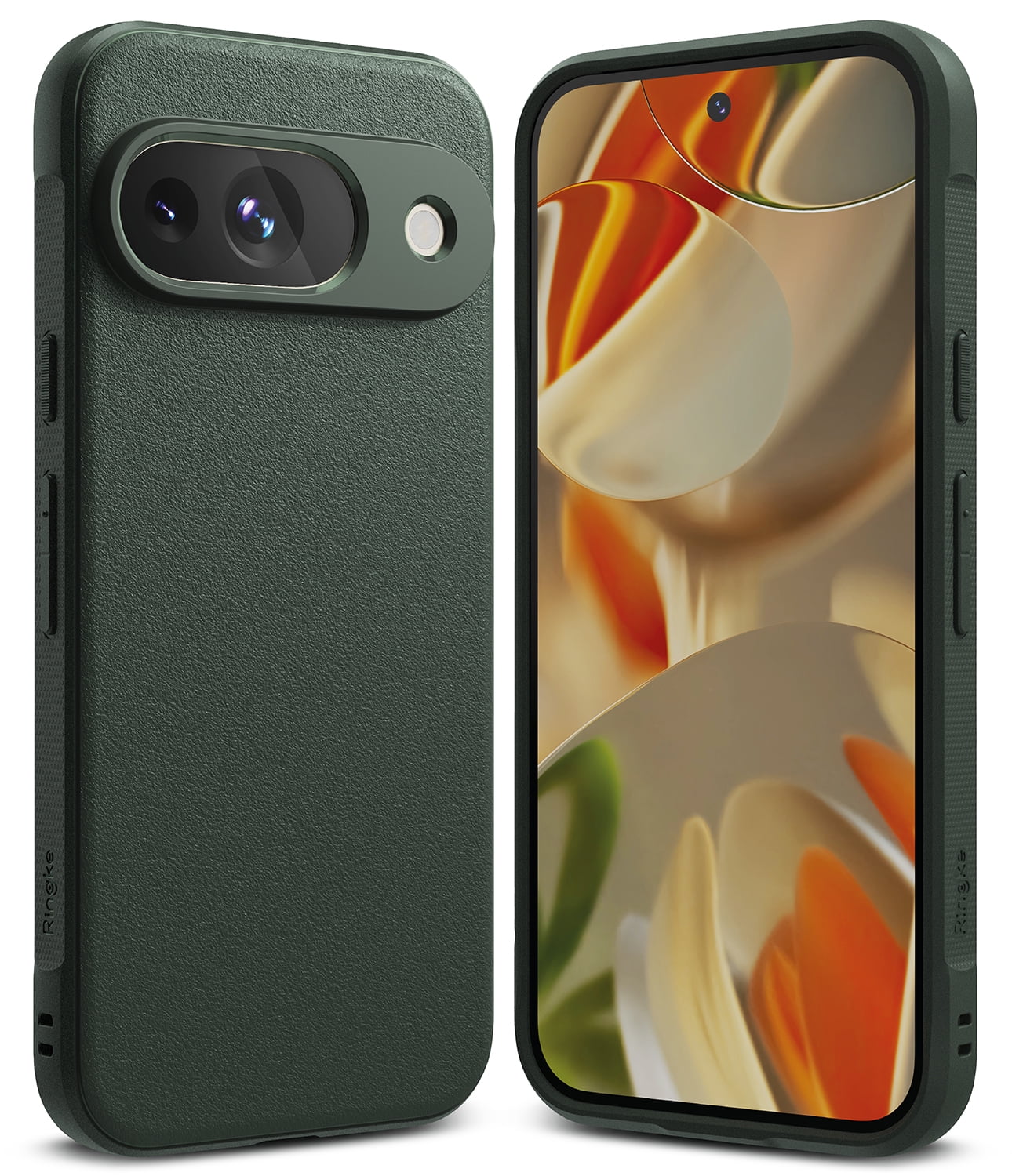 Ringke Pixel 9 [Onyx] High Quality Flexible Heavy Duty Durable Phone Case - Dark Green