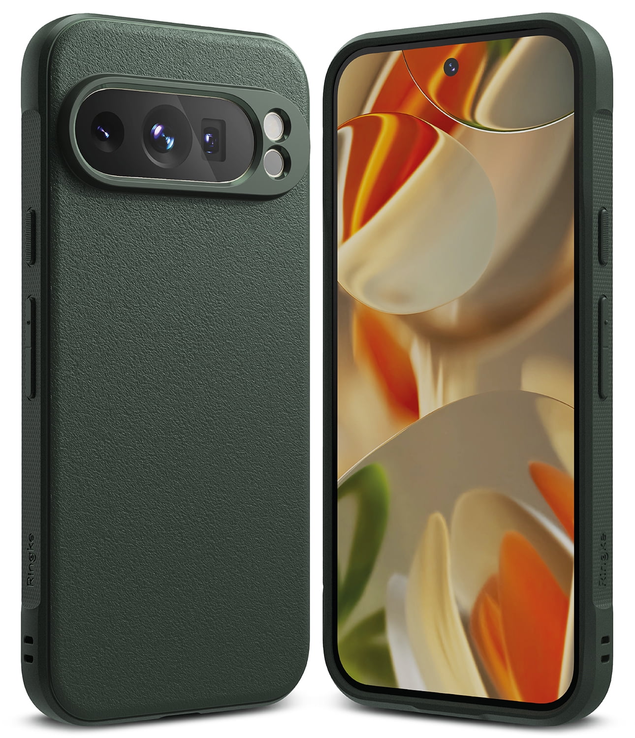 Ringke Pixel 9 Pro XL [Onyx] High Quality Flexible Heavy Duty Durable Phone Case - Dark Green
