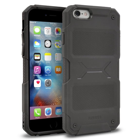 Ringke Rebel Case Compatible with iPhone 6s Plus, Tough TPU Ergonomic Design Cover - Olive