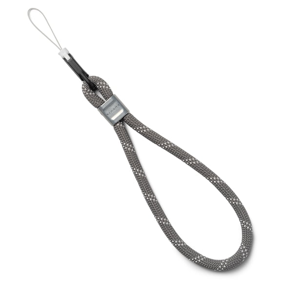 Ringke Rope Hand for Phone Strap and More Device, Adjustable Heavy Duty Universal Lanyard Wrist Strap with Easy Buckle Link - Gray