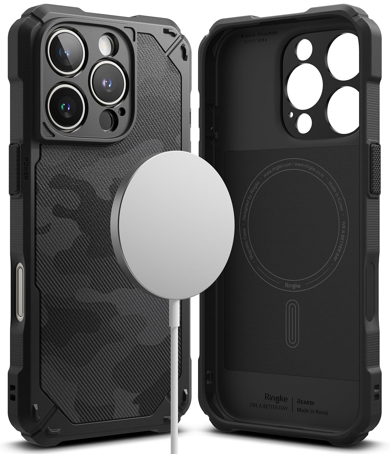 Ringke Rugged Gear Magnetic for iPhone 16 Pro Max Case, Compatible with ...