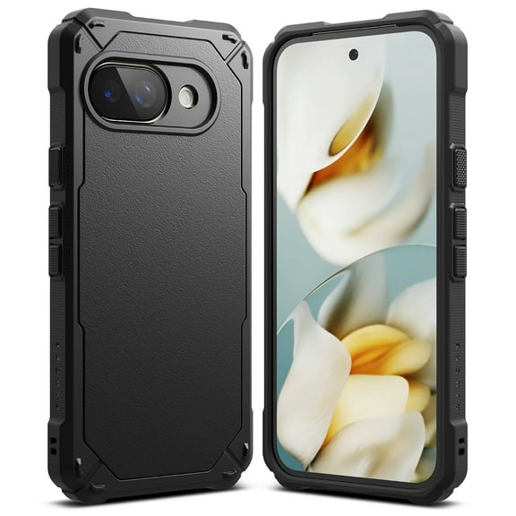 Ringke Rugged Gear for Pixel 9a Case, Heavy-Duty Rugged Impact-Resistant Raised Bezel Cover - Black