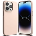 thumbnail image 1 of Ringke Silicone Case Compatible with iPhone 14 Pro Case 6.1 Inches - Pink Sand, 1 of 8