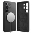 thumbnail image 1 of Ringke Silicone Magnetic [Compatible with MagSafe] for Galaxy S26 Ultra Case, Slim Soft Grip Shockproof Phone Cover - Black, 1 of 11