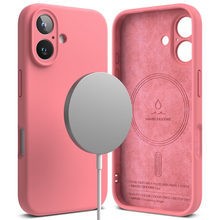 Ringke Silicone Magnetic [Compatible with MagSafe] for iPhone 16 Case