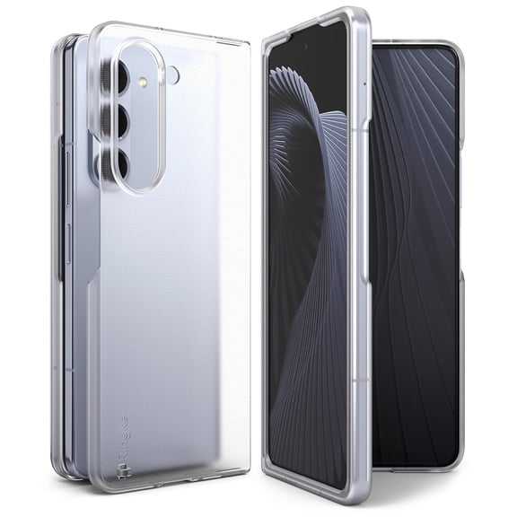Ringke Slim [Anti-Fingerprint Technology] Compatible with Samsung Galaxy Z Fold 5 Case for Women and Men, Smudge Proof Translucent Elegant 5G Cover with Lanyard Hole - Matte Clear