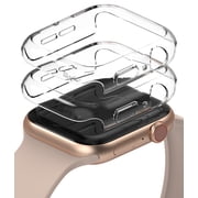 Ringke Slim Case Compatible with Apple Watch Series 6 / 5 / 4 / SE 40mm, PC Hard Thin Cover for Men Women 2 Pack - Clear
