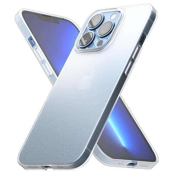 Ringke Slim Case Compatible with iPhone 13 Pro, Lightweight Thin Soft Premium Coating Hard PC Cover - Matte Clear