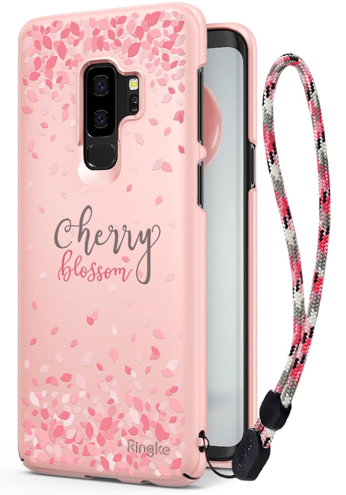 Ringke Slim (Cherry Blossom) Case Compatible with Samsung Galaxy