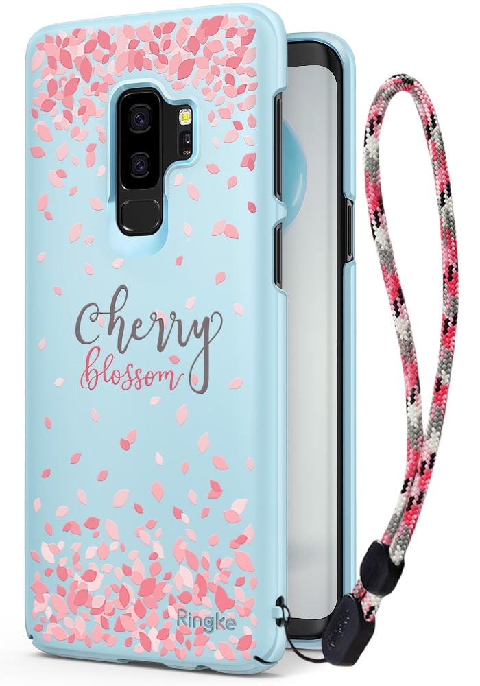 Ringke Slim (Cherry Blossom) Case Compatible with Samsung Galaxy
