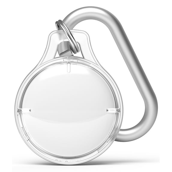 Ringke Slim Compatible with Apple AirTag Case, Hard Full Cover Protective PC Cover - Clear