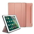 thumbnail image 1 of Ringke Smart Cover Clear Slim Stand Case Compatible for iPad Pro 2017 (10.5") Multi-Angle Tablet Stand with Clear PC Back and TPU Bumpers - Rose Gold, 1 of 7