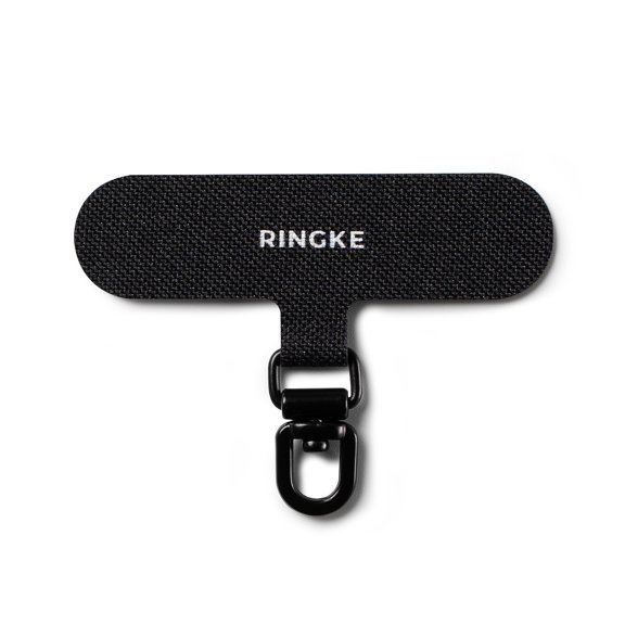 Ringke Spin Holder Link [360° Rotatable Ring Holder] for Universal Cell Phone Case Strap, Durable Tether Tab Lanyard Patch - Calm Black