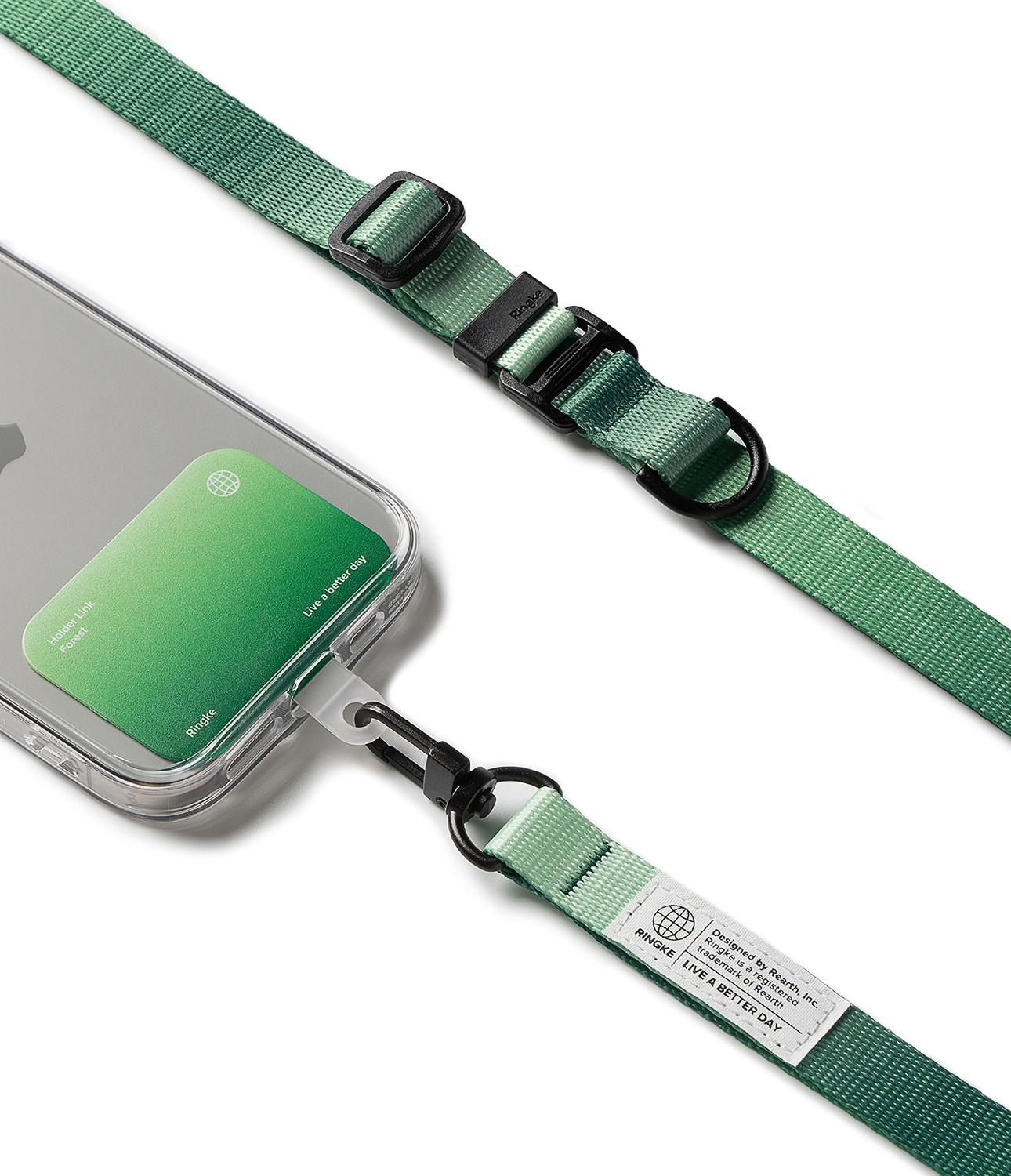 Ringke Strap [Holder Link Snap Hook Lanyard] Strap Adjustable Sturdy ...