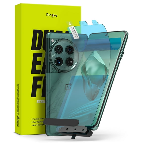 Ringke for OnePlus 12 Screen Protector [Dual Easy Film] Anti-Scratch Self-Healing Protection