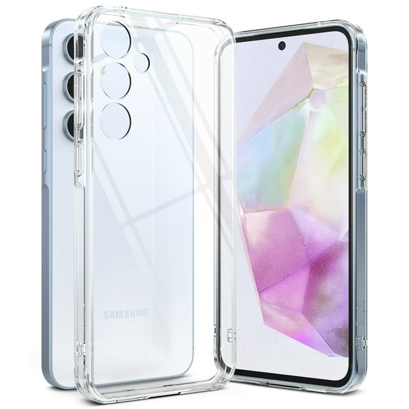 Ringke for Samsung Galaxy A35 5G [Fusion] Clear Anti-Yellowing Heavy Duty Slim Lightweight Case