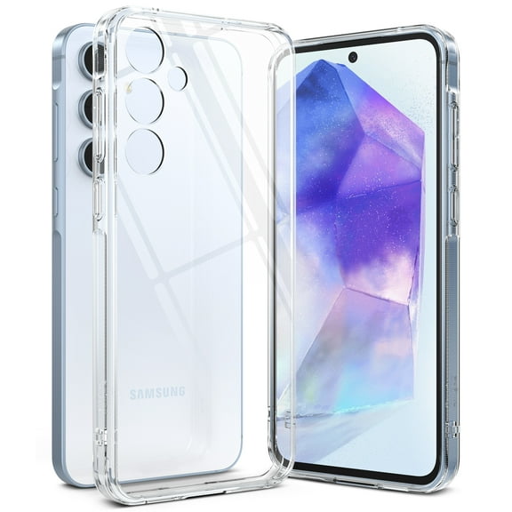 Ringke for Samsung Galaxy A55 5G [Fusion] Clear Anti-Yellowing Heavy Duty Slim Lightweight Case