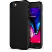 Ringke for iPhone 7 [Slim] Lightweight Thin Soft Premium Coating Hard PC Heavy Duty Shockproof Cover - Gloss Black