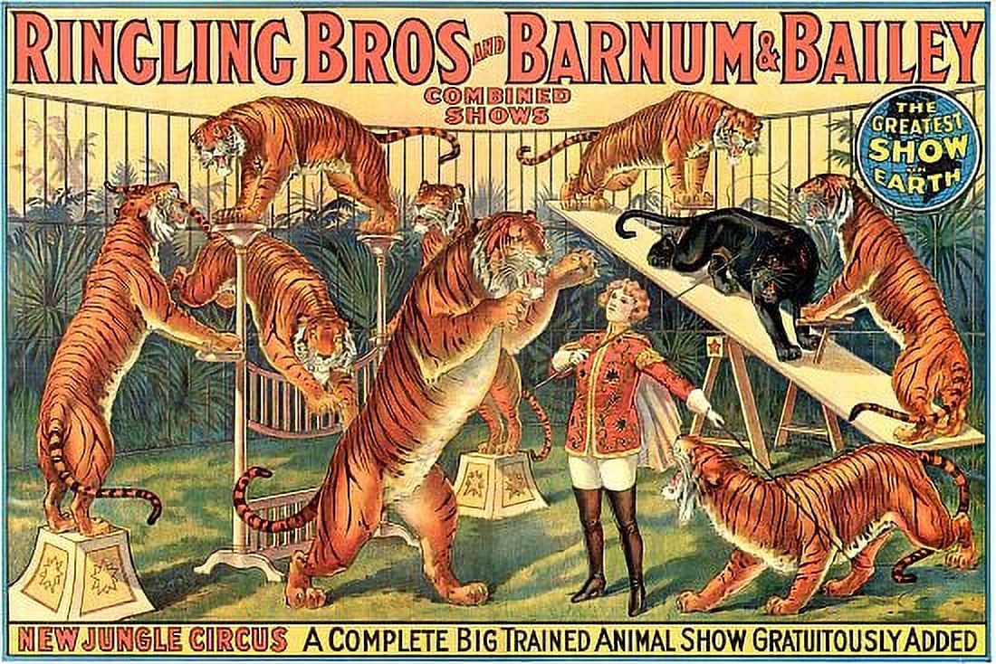 Ringling Bros Barnum & Bailey Circus Canvas Art - (24 x 36)