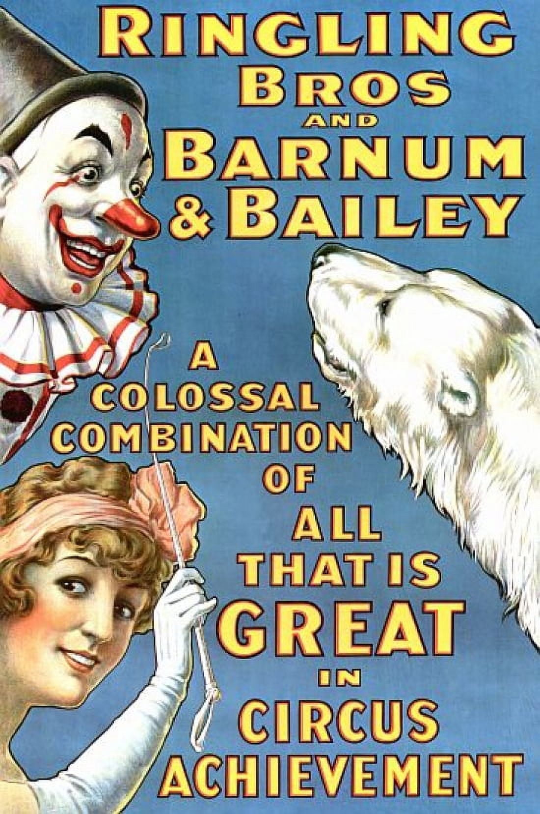Ringling Bros Barnum Bailey Circus Canvas Art - (36 x 54)