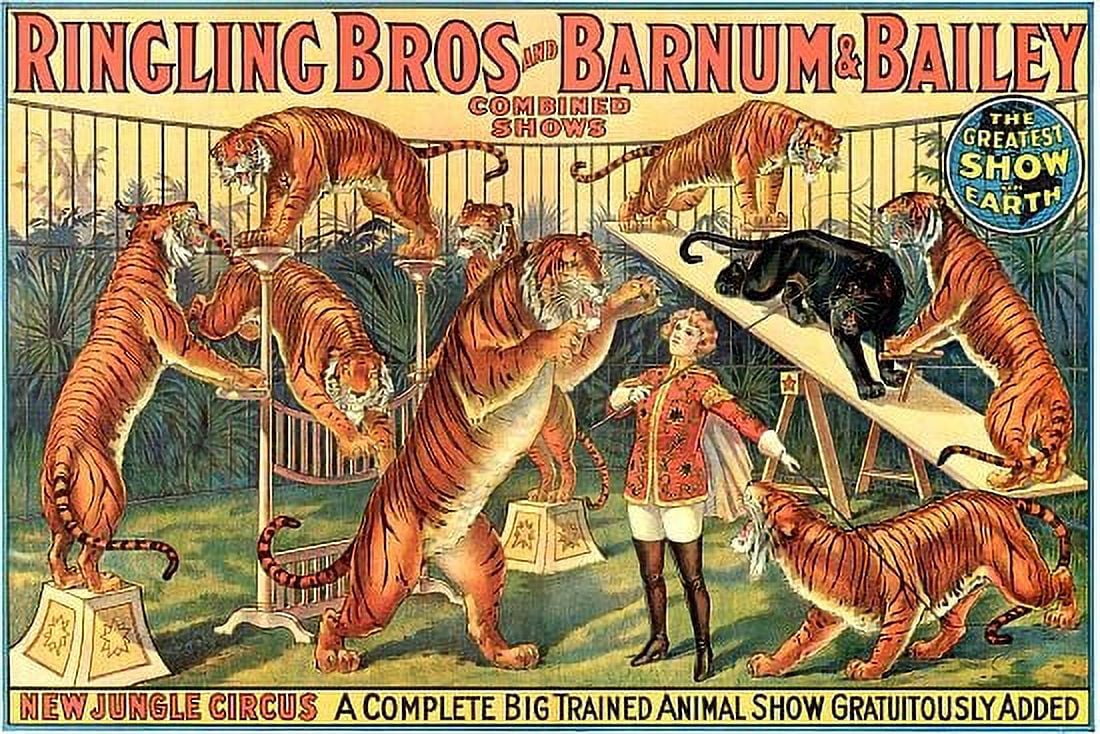 Ringling Bros Barnum & Bailey Circus Canvas Art - (36 x 54)