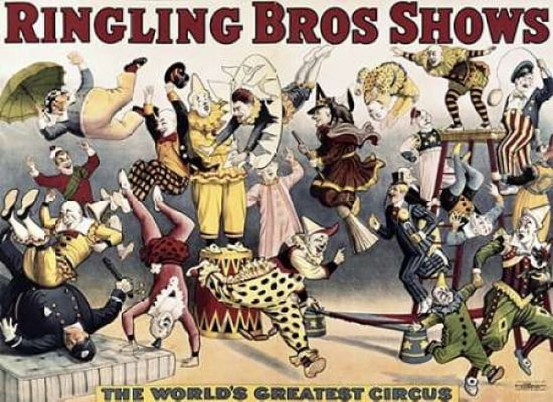 Ringling Bros Shows Canvas Art - Unknown (18 x 24)