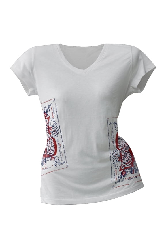 Ringling Bros - Ticket Juniors V Neck T-Shirt - Small