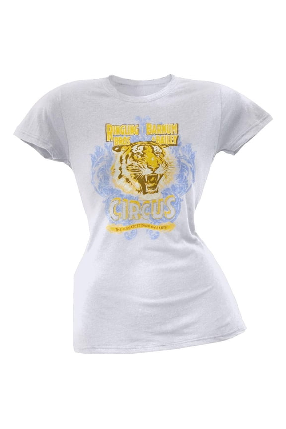 Ringling Bros - Tiger Head Juniors T-Shirt - Medium