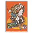 thumbnail image 1 of Ringling Bros and Barnum & Bailey Circus - Tiger On Horse - Vintage Circus Poster c.1966 - Master Art Print 10in x 14in, 1 of 4