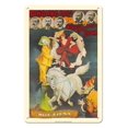 thumbnail image 1 of Ringling Brothers Circus - World’s Greatest Shows - Bareback Horse Rider M'll'e Elena - Vintage Circus Poster c.1895 - 8 x 12 inch Vintage Metal Tin Sign, 1 of 4
