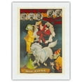 thumbnail image 1 of Ringling Brothers Circus - World’s Greatest Shows - Bareback Horse Rider M'll'e Elena - Vintage Circus Poster c.1895 - Japanese Unryu Rice Paper Art Print (Unframed) 18 x 24 in, 1 of 4