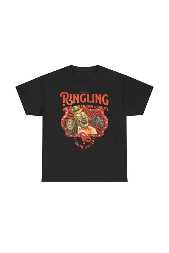 Ringling Brothers Greatest Show on Earth Vintage Circus Logo Unisex T-Shirt, up to size 5XL