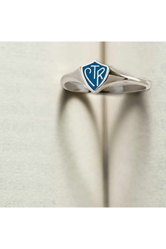 Ringmasters Classic Mini Blue Shield Stainless Steel Choose the Right CTR Ring Size 7.5