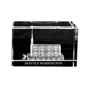 Ringmasters Crystal Cube Desk Decor | LDS Temple Paper Weights for Office Desk | Christian Home Decor, Seattle Washington