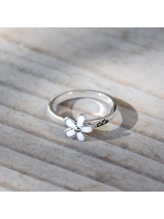 Ringmasters Daisy Stainless Steel with Enamel Choose the Right CTR Ring Size 6.5