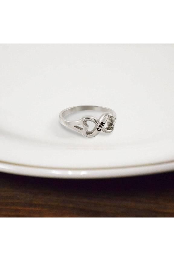 Ringmasters Heart to Heart Stainless Steel Choose the Right CTR Ring Size 6