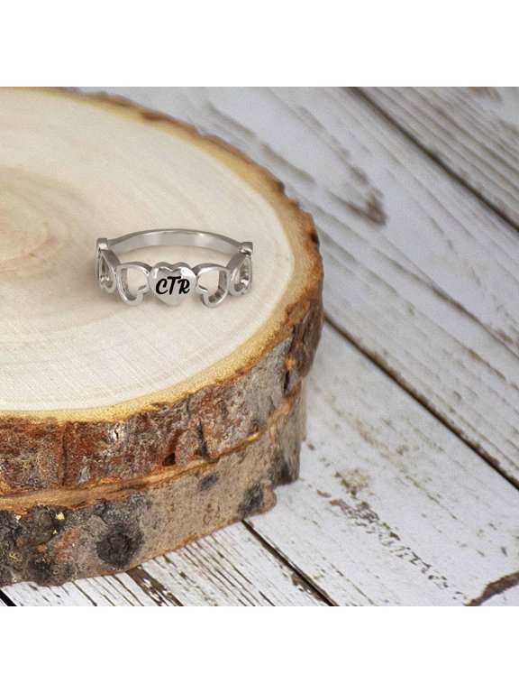 Ringmasters Juliette Stainless Steel Choose the Right CTR Ring Size 7.5